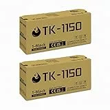 ECHALLENGE TK-1150 Toner TK1150 für Kyocera ECOSYS M2135dn M2635dn M2635dnw M2735dw Kyocera ECOSYS P2200 P2235d P2235dn P2235dw P2235 Series Drucker (2-Schwarz)