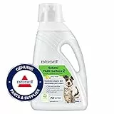 BISSELL Natürliche Mehrflächen-Reinigungslösung für Haustiere, Für Böden, Polster und Auto-Innenräume, 2 Liter, Zitrusduft, Kompatibel mit CrossWave, SpinWave und HydroWave, 31221