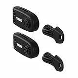 Thule Wheel Strap Locks Radgurtschlösser Schwarz Black, One-Size
