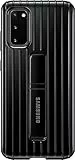 Samsung Protective Standing Smartphone Cover EF-RG980 für Galaxy S20 | S20 5G Handy-Hülle, Schutz, ausklappbarer Standfuß, griffige Oberfläche, schwarz - 6.2 Zoll