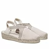 Toni Pons Damen-Espadrille aus Baumwollstoff - Verdi-V - Roh, 37 EU