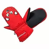 Black Crevice Kinder Skifäustlinge, rot, 2