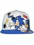 United Labels Sonic The Hedgehog Kappe für Jungen - Kinder Cap Basecap Baseballkappe verstellbar Blau/Türkis