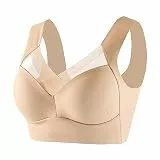 Komfort BH Wohlivia Haltungskorrektur Push Up BH Damen Ohne Bügel Große Größen Bustier Damen Spitze Bralette Bügelloser Klassischer Schalen BHS Bralette Komfort Weicher Seamless