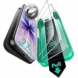 ESR für iPhone 17 / iPhone 16 Pro für Panzerglas, Armorite Displayschutzfolie Glas 3 Stück [3 Sekunden Schnellinstallation], blasen- und staubfrei, militärnorm Schutz, einfacher Befestigung