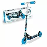 Ozbozz Nebulus Scooter – Schwarz und Blau – Chrom-Finish