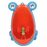 Töpfchen-Trainings-Urinal, Urinal mit 2 Saugnäpfen, Kunststoff, Wandmontiertes Zielziel, Töpfchen-Trainings-Urinal für Jungen, Kleinkinder, Babyprodukte (BLUE)