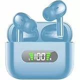 AsiceSound Bluetooth Kopfhörer Kabellos 5.3 mit Hi-FI Stereoton und HD Mic, IP7 Wasserdicht In Ear Ohrhörer, Touch Control