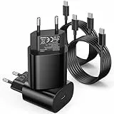 USB C ladegerät ladekabel 2er-Pack schnellladekabel für Samsung Galaxy s24 s25 s20/10 A05 A06/16 a51/54/55 Z Fold/Fold Ultra Tablet schnellladegerät Netzteil usbc stecker samsung ladekabel usb c kabel