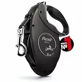 flexi® Giant Black Edition L Gurt 8 m schwarz, Roll-Leine für Hunde bis 50 kg