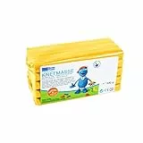 Becks Plastilin B100479 Knete, gelb,500 g
