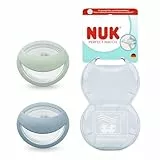 NUK Perfect Match Baby Schnuller | 0-6 Monate | Stillfreundlich, Orthodontische Schnuller | 95% Akzeptanz bei Babys** | Grün/Blau | 2 Stück