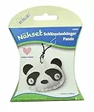 Mammut Spiel & Geschenk 163002 - Nähset Schlüsselanhänger Panda, Komplettset mit vorgestanzten Filzstoffen, Füllwatte, Garn, Nadel, Schlüsselanhänger, Anleitung, Bastelset für Kinder ab 5 Jahre