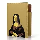 Lychii Reisepass Hülle, Schlankes Leder Passport Hülle, Reisedokumente Organizer für Kreditkarten, Ausweis und Reisedokumente, Reisepasshülle Personalisiert für Damen Herren