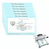 OTCRAFT 6 Stück 22,9 x 15,2 cm Standard-Adapter-Pad für Sizzix Big Shot Maschine, dünner Stanzadapter für Stanzmaschine, Schneidpads, Unterlegscheibe, um ein Sandwich für die meisten Thinlits
