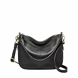 Fossil Tasche für Frauen Jolie, Leder/Polyurethan Trim Crossbody schwarz 27,9 cm L x 7,6 cm B x 20,3 cm H ZB7716001