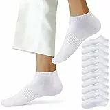 NUOZA Sneaker Socken Damen 35-38 Sneaker Herren Weiß 10 Paar Sportsocken Kurze Halbsocken Atmungsaktive, 201