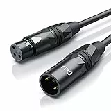CSL - 3m Mikrofonkabel - XLR Stecker auf XLR Buchse - Audio Kabel - je 4 Farbringe: rot blau gelb grün plus schwarz - OFC Kupfer – für Mikrofone Hifi Mischpult Lautsprecher – geschirmt - flexibel