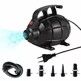 Elektrische Luftpumpe 600W Elektrische Pumpe, Airtrack Pumpe Luftmatratze Mit 5 Düsen Für Aufblasbare Air Roll Schwimmringe, Flöße, Wasserbetten, Boote, Kinderbecken