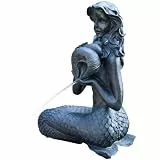 Heissner Teichfigur Meerjungfrau mit Amphore, 39x26x54cm