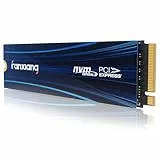 fanxiang NVMe SSD 500GB, M.2 PCIe Gen4x4 Gaming Solid State Laufwerk mit SLC Cache, 6300MB/s Lesen, Interne Festplatte für PC PS5 Laptop Datenübertragung S880E