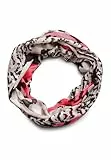 Street One Damen 5706485 Gemusterter Loop Schal, Multicolor, Regular