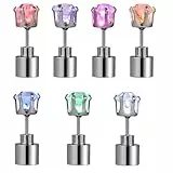 CALLARON Led-Ohrstecker 14 Stk Glühende Ohrringe Aus Edelstahl Für Tanzpartys Nachtleben Und Festivals Leuchtende Ohrstecker Für Outdoor-Aktivitäten