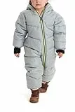 Killtec Kinder Skioverall Karter Mini - Schneeanzug mit Kapuze - 10.000 mm Wassersäule - Skianzug für Mädchen und Jungen, rauchblau, 110/116, 34238-000