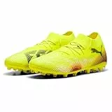 PUMA Unisex Future 8 Match MG Fussballschuh, Yellow ALERT Black-Sun Struck, 44 EU