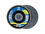 PFERD POLIFAN Fächerscheibe, 10 Stück | PFC 125x22,23mm konisch Z40 Start-Linie START STEELOX | 69300934 – für Stahl, Edelstahl (INOX)