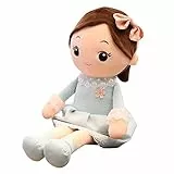 ikasus Kuschelpuppe,Plüschtier Gefüllte Puppen Stoffpuppe Kleidung,Rag Dolls,Süßes Weiche Stoffpuppe Babypuppe Püppchen für Baby Kinder Mädchen Geschenk Baby Mädchen Sicher zu Spielen - 50CM