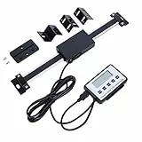 Akozon Digitale Skala Ferndigital DRO Fern LCD Kit Remote Digital Auslesung lineare Skala Externe Anzeige Lineare Skala 0-150mm 0.01 mm Aluminiumlegierung für Fräsmaschinen oder Drehmaschinen