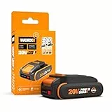 WORX WA3639 Original PowerShare Akku 20V - 2000mAh Li-Ion, wiederaufladbarer - kompakter Akku mit höher Sicherheit & längerer Laufzeit - mit LED-Ladestandanzeige - kompatibel für alle WORX Geräte