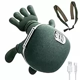 Nackenmassagegerät Mit Wärme, 4D Heizendes MassagegeräT Für Nacken, Elektrische Tiefengewebe Muskelentspannungsgerät, 3 Massageeinstellungen & 2 Heizstufen, Wiederaufladbarer