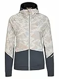 Ziener Damen NAKIMA Funktions- / Hybrid-Hacke Bergsport, Skitour | winddicht, Primaloft Active, beige camo, 42