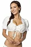 Dirndline Damen Klassische Dirndlbluse Bluse, Kurze L?nge, XL