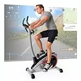 Christopeit Heimtrainer Fahrrad Ergometer AL 2 S Digital, bis 150kg, 24 Widerstandsstufen, 9kg Magnet-Bremssystem, leise, Soft-Touch-Computer, Handpulssensoren, Tablet-Halterung, silber