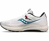 Saucony Herren Omni 21 Laufschuh, Weiß/Sand, 44 EU