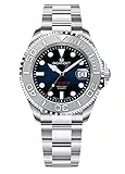 Gigandet Herren-Automatikuhr Ocean King - Made in Germany - Saphirglas - Swiss Super Luminova - Edelstahl - 300m/30bar wasserdicht - G404-003M