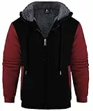 SwissWell Hoodies für Männer mit Kapuze Sweatshirts Warmer Kapuzenpulli Gefütterte Sweatjacke Winter Kapuzenjacke
