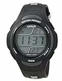 Lorus Sport Herren-Uhr Chronograph Edelstahl und Kunststoff mit Urethanband R2305EX9