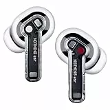 Nothing Ear kopfhörer kabellos Bluetooth mit Hi-Res-Audio, Aktive Geräuschunterdrückung, Fortgeschrittener Equalizer, und bis zu 40,5 Stunden Wiedergabezeit - Weiß