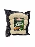 Meisters Bratwurst mit Bärlauch | Bärlauchbratwurst | Wurst zum Grillen und Braten | Grillwurst Bärlauchgriller 4x 90g