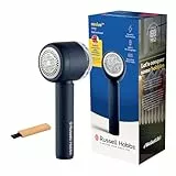 Russell Hobbs Fusselrasierer Elektrisch [USB-C Aufladung, Ansaugfunktion] Revive (Tragbarer, wiederaufladbarer Fusselentferner für Kleidung & Textilien, Magnetfach + Filter, Reinigungsbürste) 27660-56