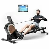 2025 Neu Rudergerät für Zuhause, CHAOKE Magnetisches Rudergerät, App-Kompatibel, Rowing Machine mit 16 Widerstandsstufen und Dual-Slide-Rail, Leicht zu Montieren, Belastbar bis 160KG
