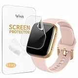 Frgnie 6 Stück Schutzfolie Kompatibel mit ENOMIR GTX20 Smartwatch, Fitnessuhr HD Blasenfreie, Flexibel TPU Kompatibel mit antfit Smartwatch 1.85' Displayschutzfolie