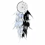 Nice Dream Makramee Traumfänger Boho Dreamcatcher Handgefertigt, Gewebte Feder Wandbehang Handgemachte Traumfänger Quasten Dekor Wohnkultur Ornament für Schlafzimmer Zimmer Wandbehang Ornament