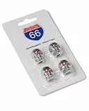 4er Set Ventilkappen Skull v2 in silber für Auto