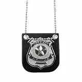 Boland 64333 - Halskette Polizist, Kette mit Abzeichen, Polizei-Kostüm, SWAT-Kostüm, Accessoire, Karneval, Mottoparty