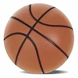 LuGirlre Silent Basketball 2025 Upgraded Version Dribbling Indoor Mute Ball,Improved Quiet Airless Foam Basketball High-Density, Lightweight Training Ball (Coffee)